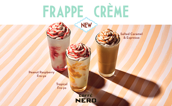 Caffè Nero launches new Frappe Crème summer drinks image