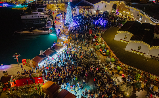 Limassol Marina shines in festive and sparkling lights image