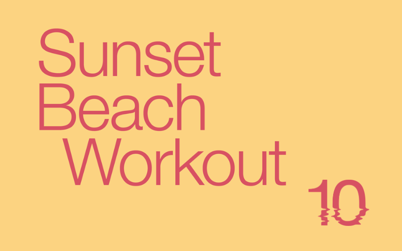 Sunset Beach Workout Image